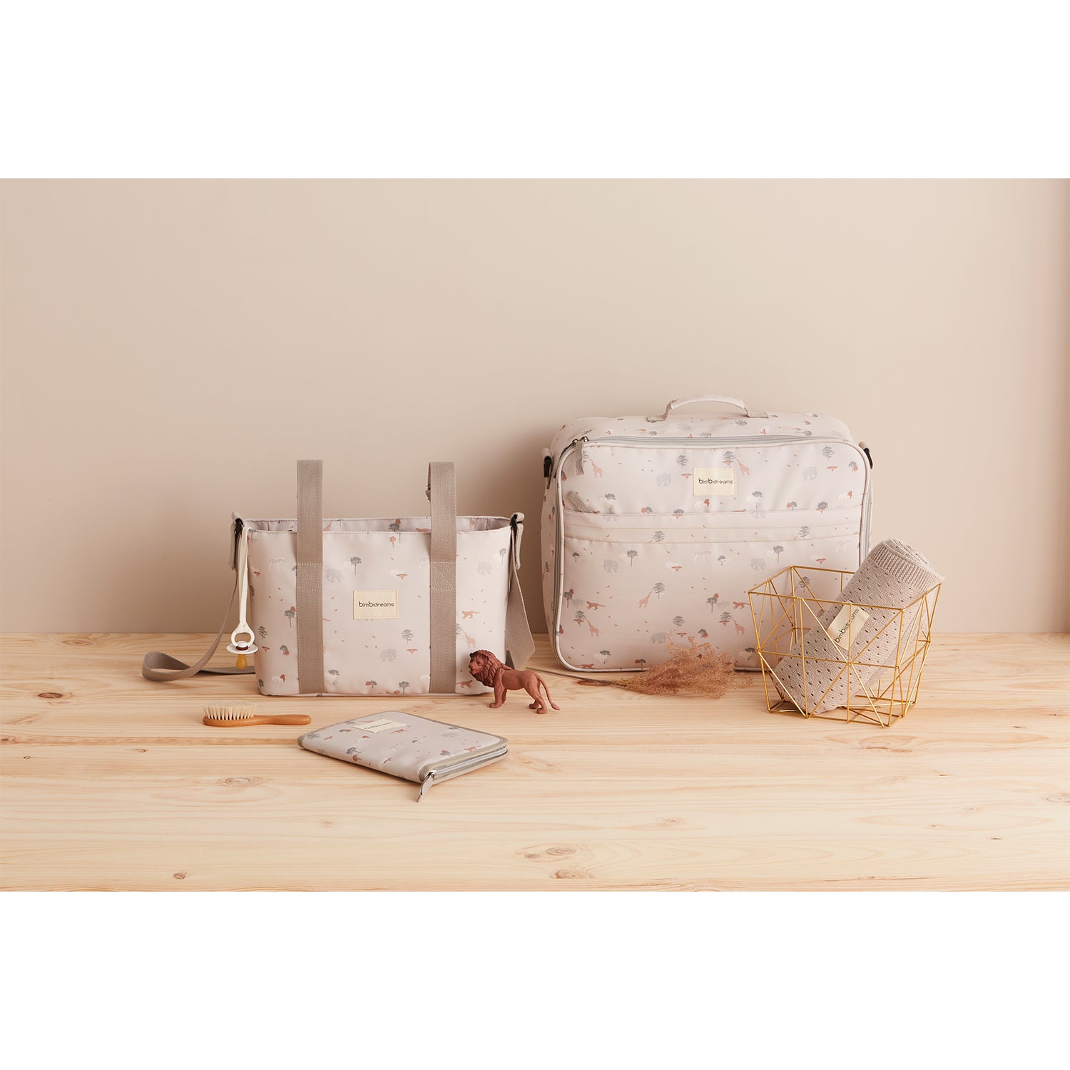 Pañalera Crossbody con cambiador Nairobi Lino 37x24x13 bimbidreams ropa para bebé niño niña accesorios gnomo kids bogotá colombia