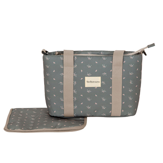 Pañalera Crossbody con cambiador Dalia Verde 37x24x13 bimbidreams ropa para bebé niño niña accesorios gnomo kids bogotá colombia