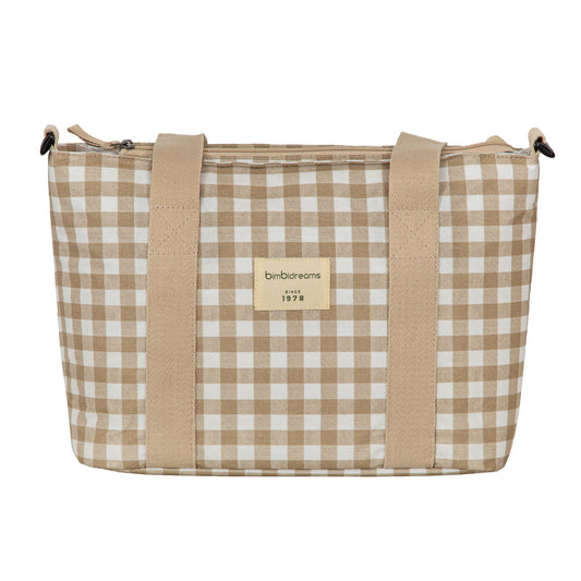 Pañalera Crossbody con cambiador Vichi Lino 37x24x13 bimbidreams ropa para bebé niño niña accesorios gnomo kids bogotá colombia