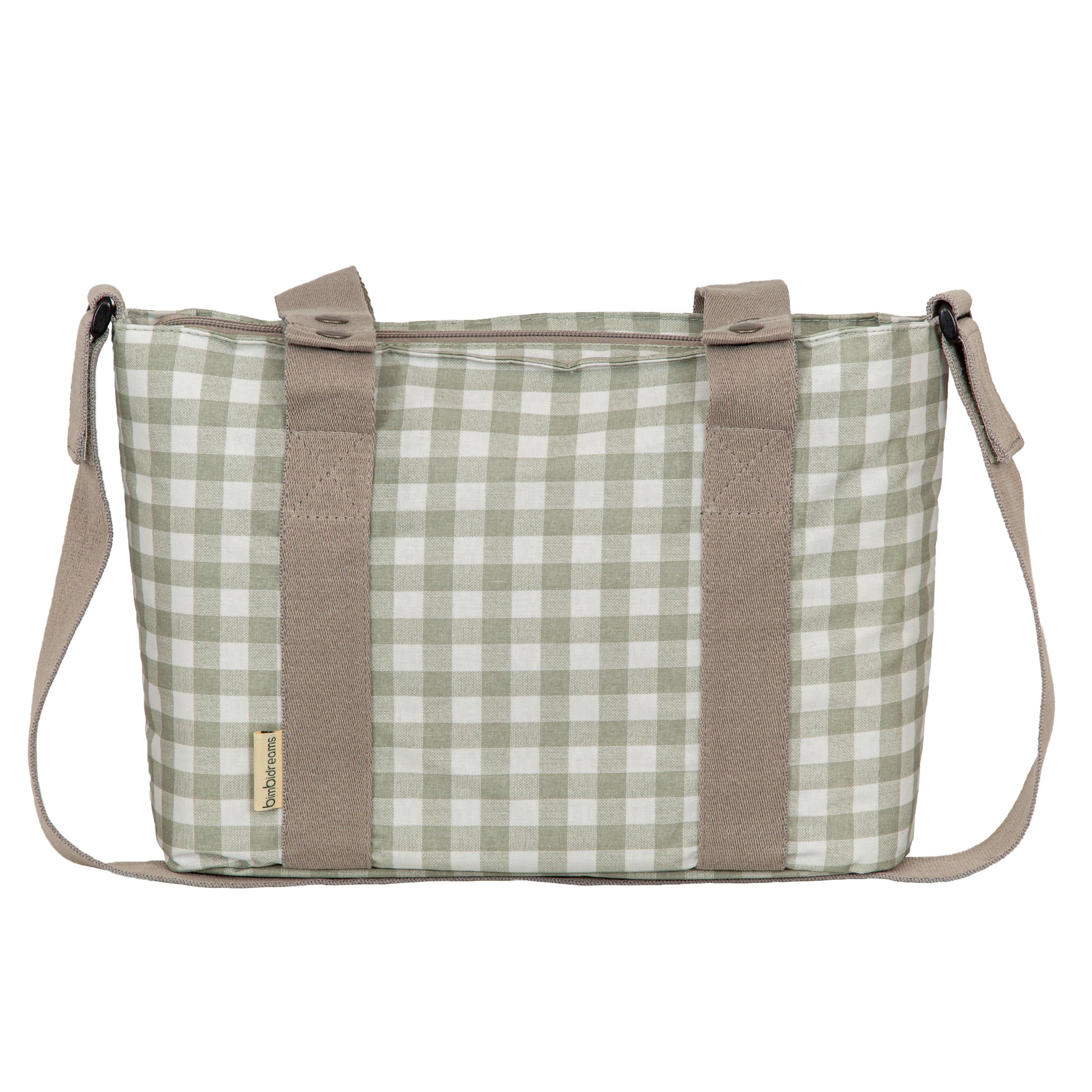 Pañalera Crossbody con cambiador Vichi Verde 37x24x13 bimbidreams ropa para bebé niño niña accesorios gnomo kids bogotá colombia