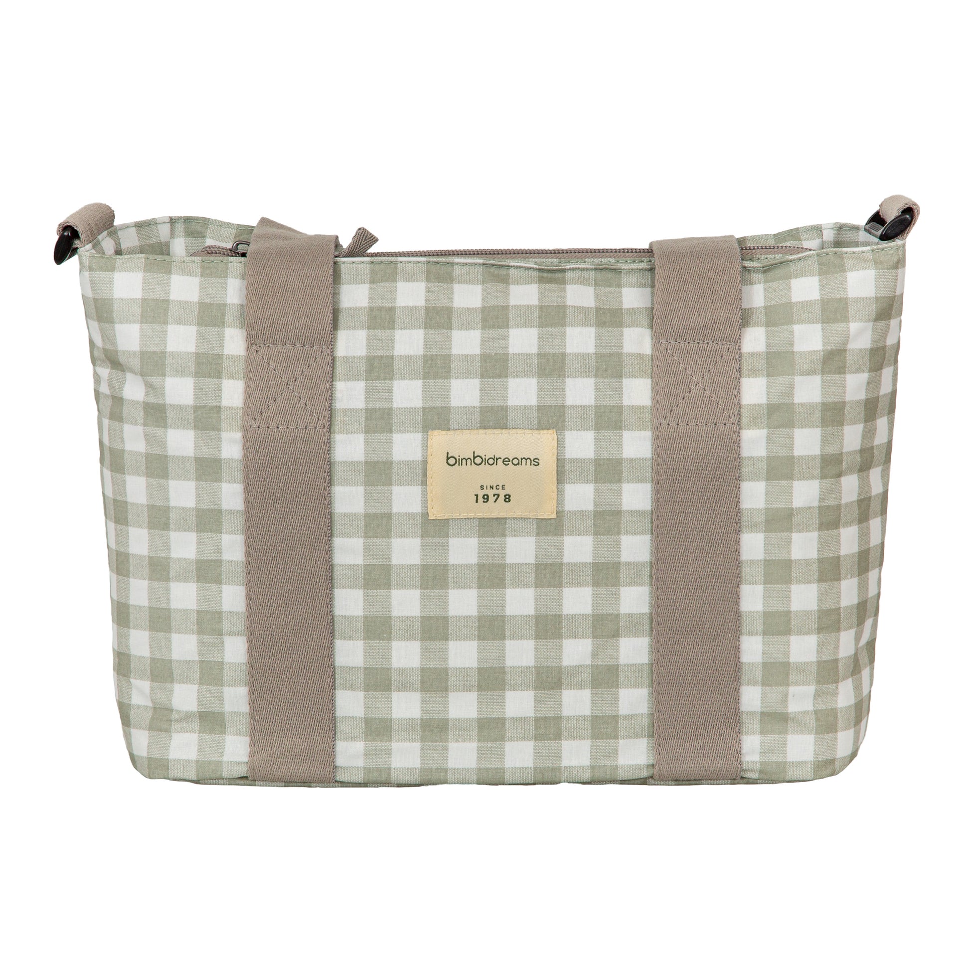 Pañalera Crossbody con cambiador Vichi Verde 37x24x13 bimbidreams ropa para bebé niño niña accesorios gnomo kids bogotá colombia