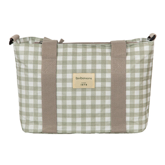 Pañalera Crossbody con cambiador Vichi Verde 37x24x13 bimbidreams ropa para bebé niño niña accesorios gnomo kids bogotá colombia