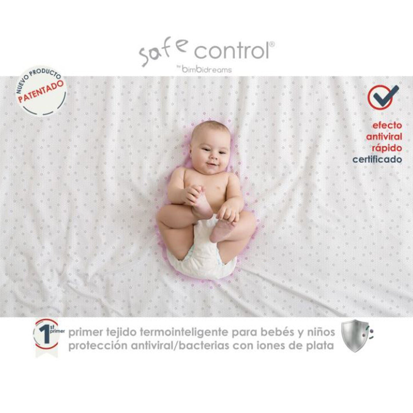 Sábana Bajera Inteligente Safe Control 70x140 – Bimbidreams