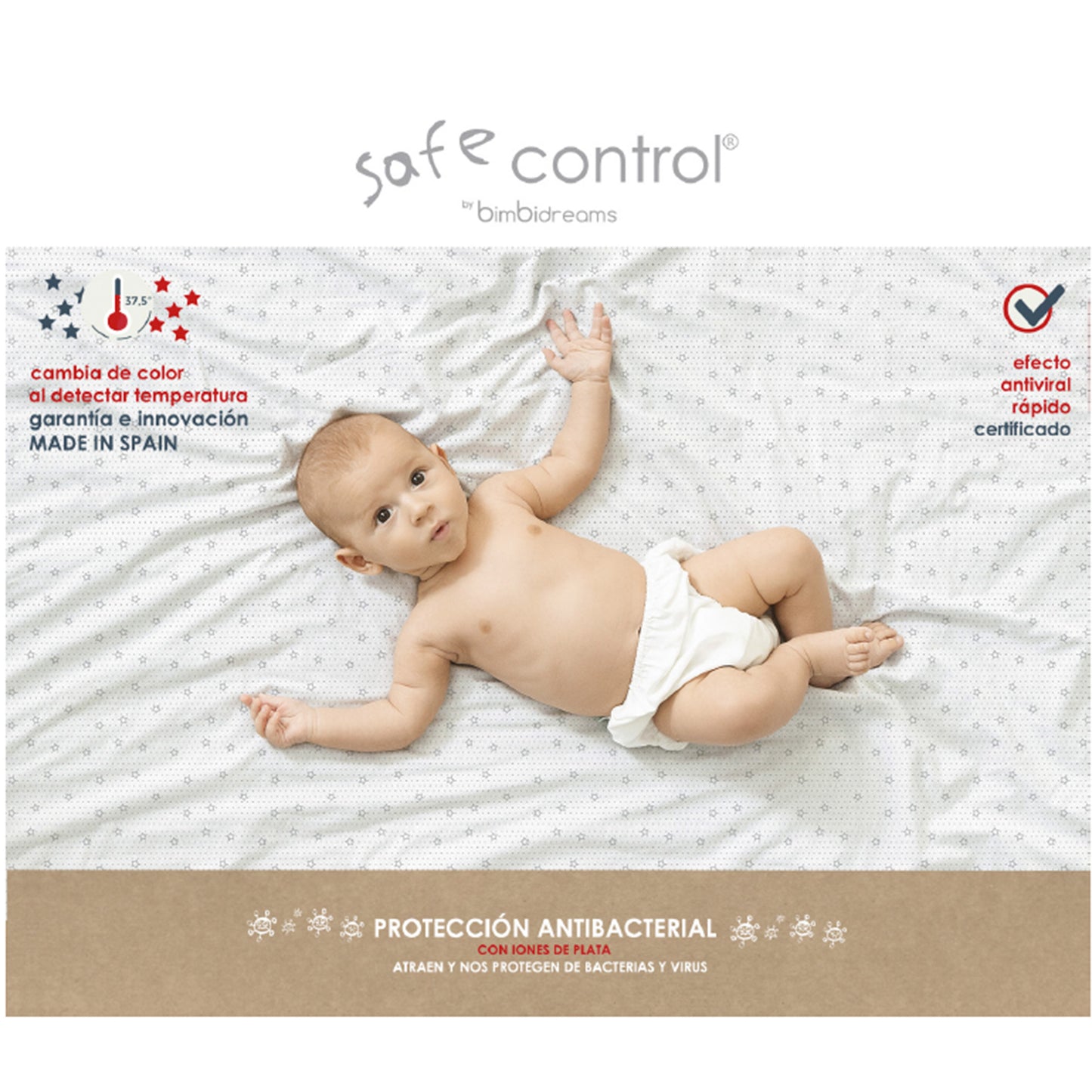 Sábana Bajera Inteligente Safe Control 70x140 – Bimbidreams