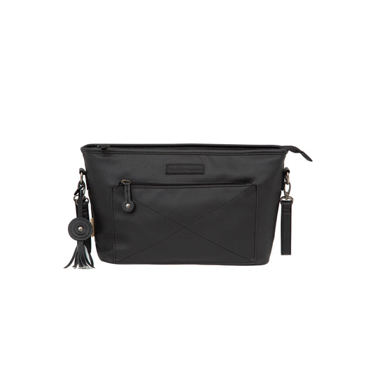 Bolso organizador Quilt negro 30x22x12 bimbidreams ropa para bebé niño niña accesorios gnomo kids bogotá colombia