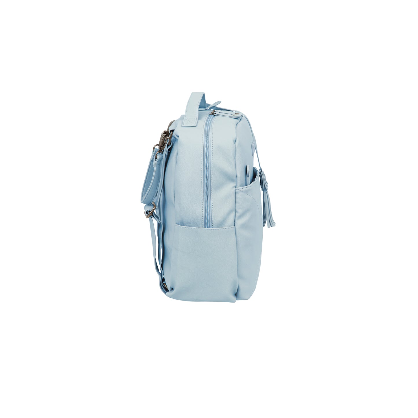 Morral con Cambiador Quilt Azul 29x33x12 – Bimbidreams