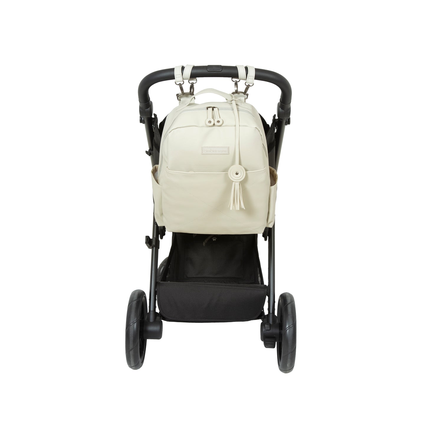 Morral con Cambiador Quilt Beige 29x33x12 – Bimbidreams