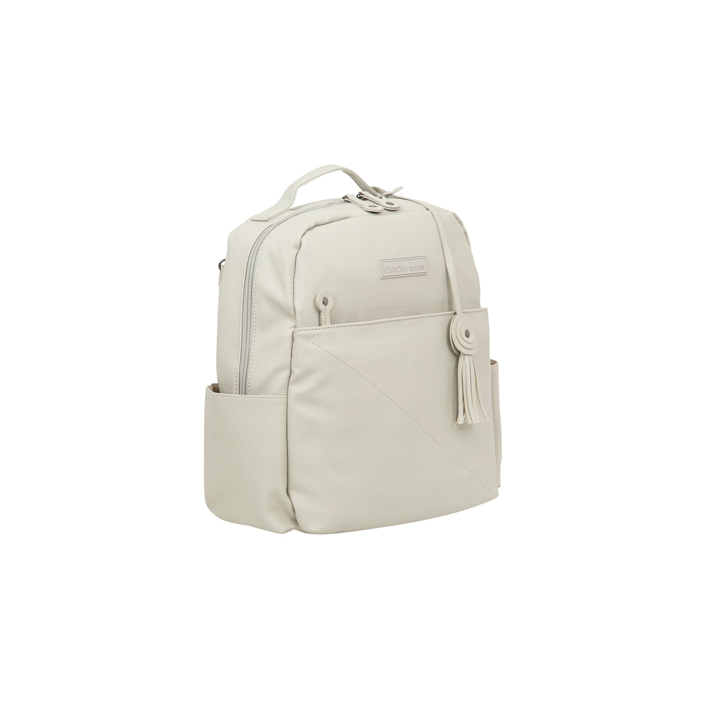 Morral con Cambiador Quilt Beige 29x33x12 – Bimbidreams