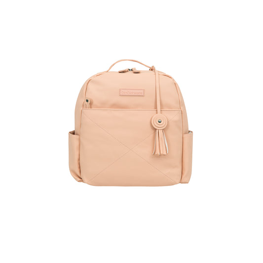 Morral con Cambiador Quilt Rosa 29x33x12 – Bimbidreams