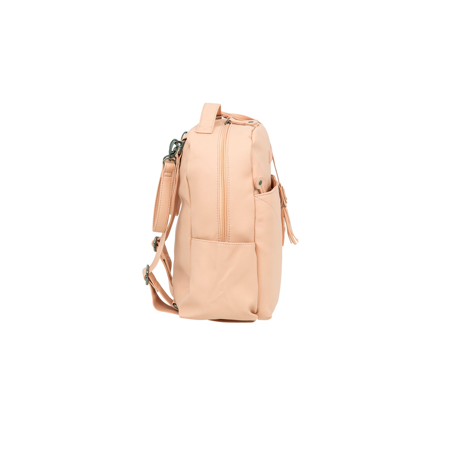 Morral con Cambiador Quilt Rosa 29x33x12 – Bimbidreams