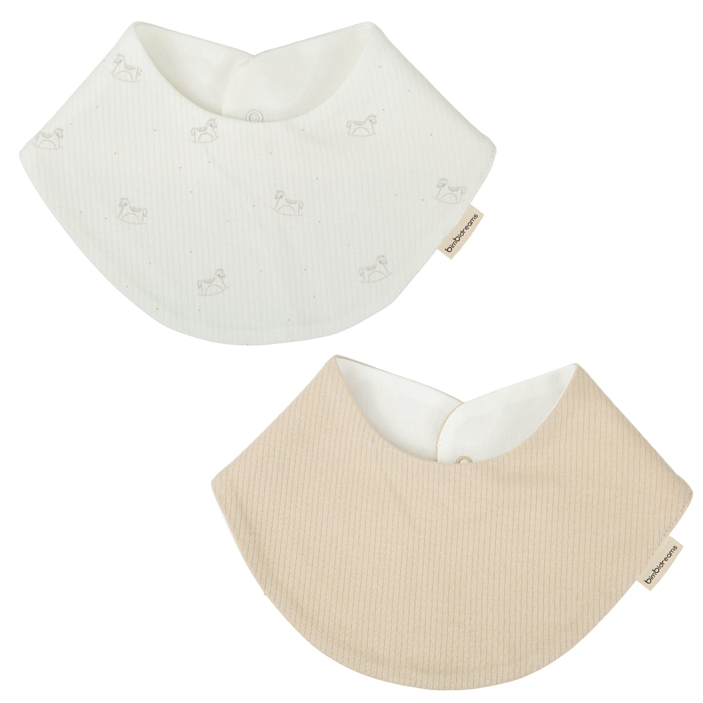 Babero bandana pack 2 Toy Blanco Lino 43x21