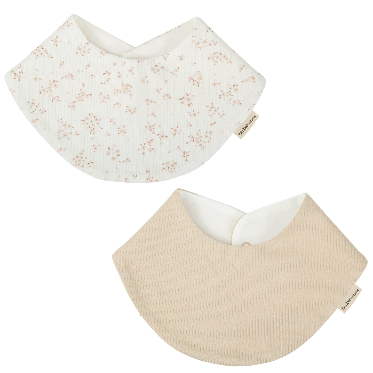 Babero bandana pack 2 Anaïs Blanco Lino 43x21