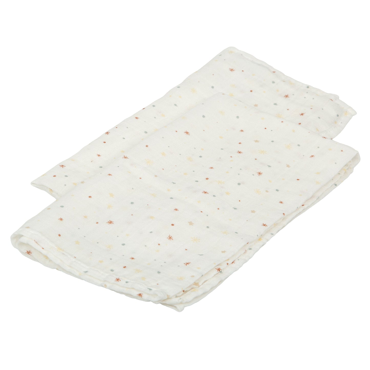 Gasas 100% algodon pack 2 Night Stars Multicolor 60x60