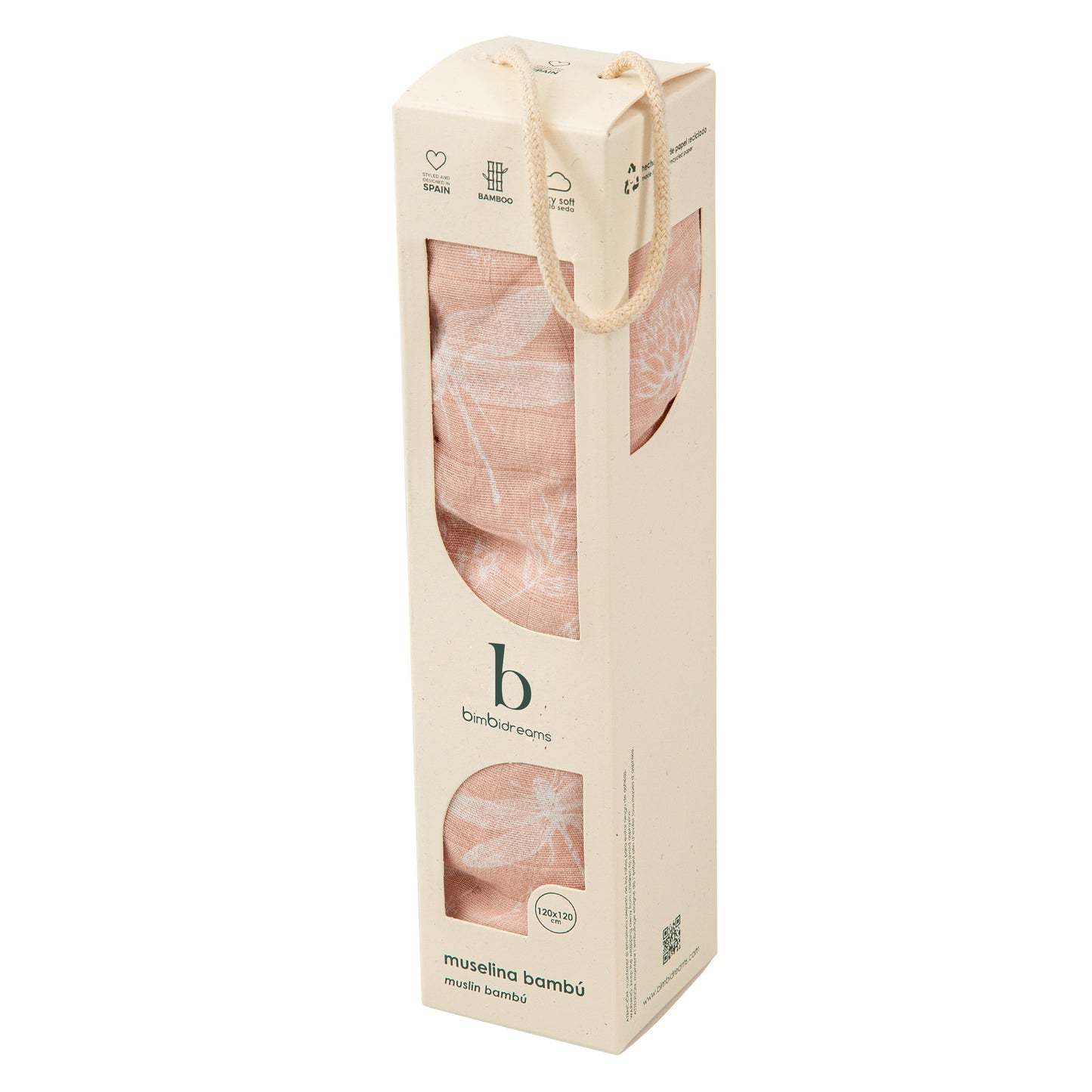 Muselina Bambú Bebé Dafne 120x120 – Bimbidreams