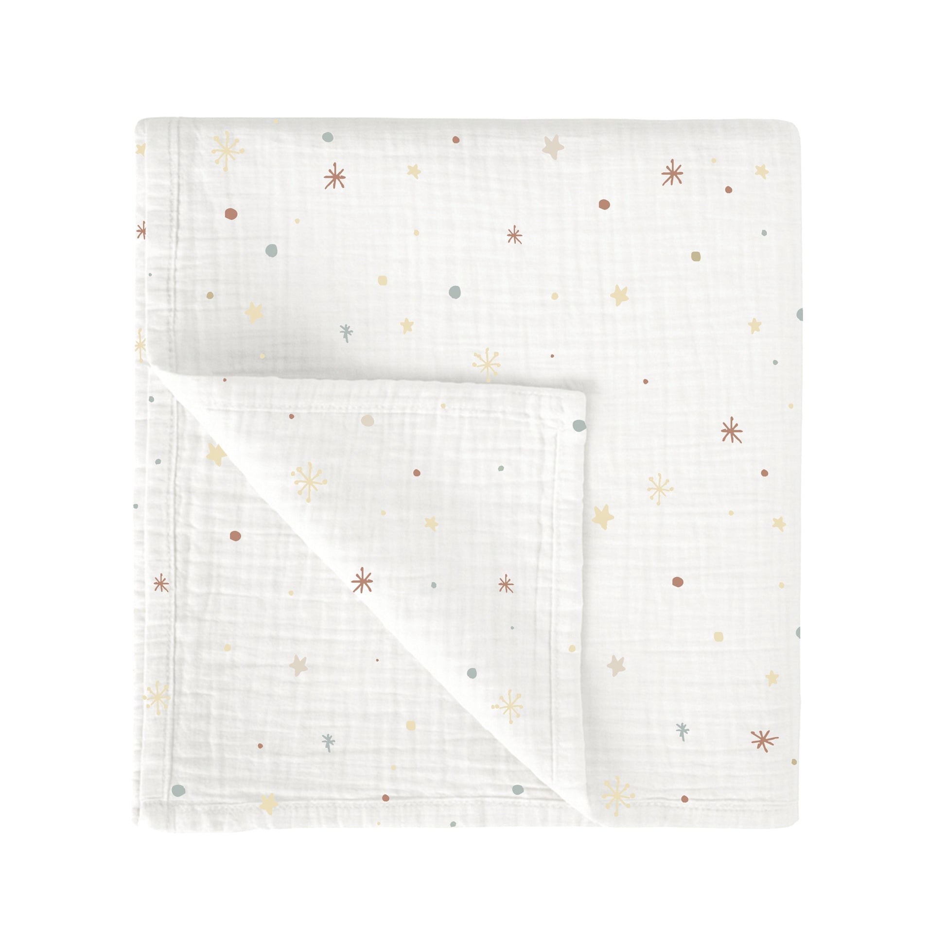 Muselina bambú Night Stars Multicolor 120x120