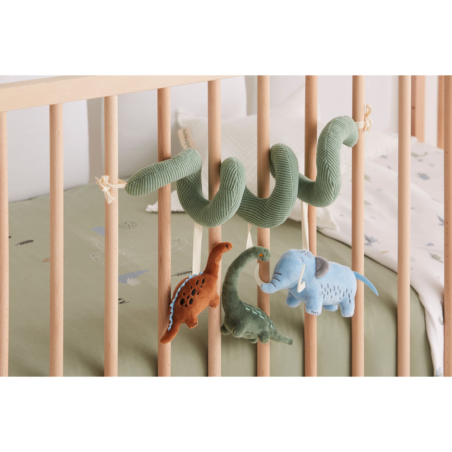 Espiral de Actividades Sensorial T-Rex Verde – Bimbidreams