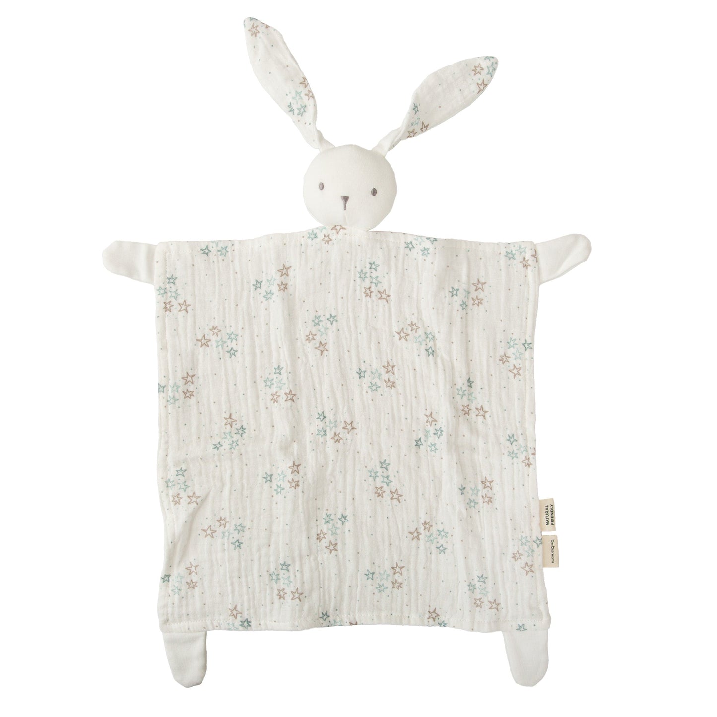 Doudou  Stars Blanco Azul 30x30