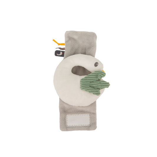 Pulsera sonajero Farm Blanco/Lino 18x6 bimbidreams ropa para bebé niño niña accesorios gnomo kids bogotá colombia