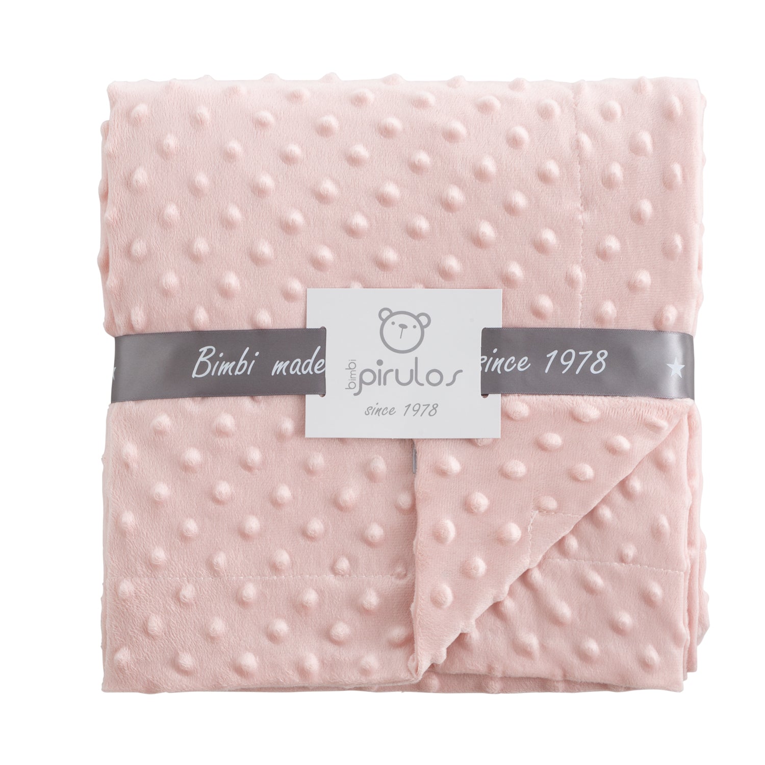 Manta Microfibra Dots Rosa 80x110 bimbidreams ropa para bebé niño niña accesorios gnomo kids bogotá colombia