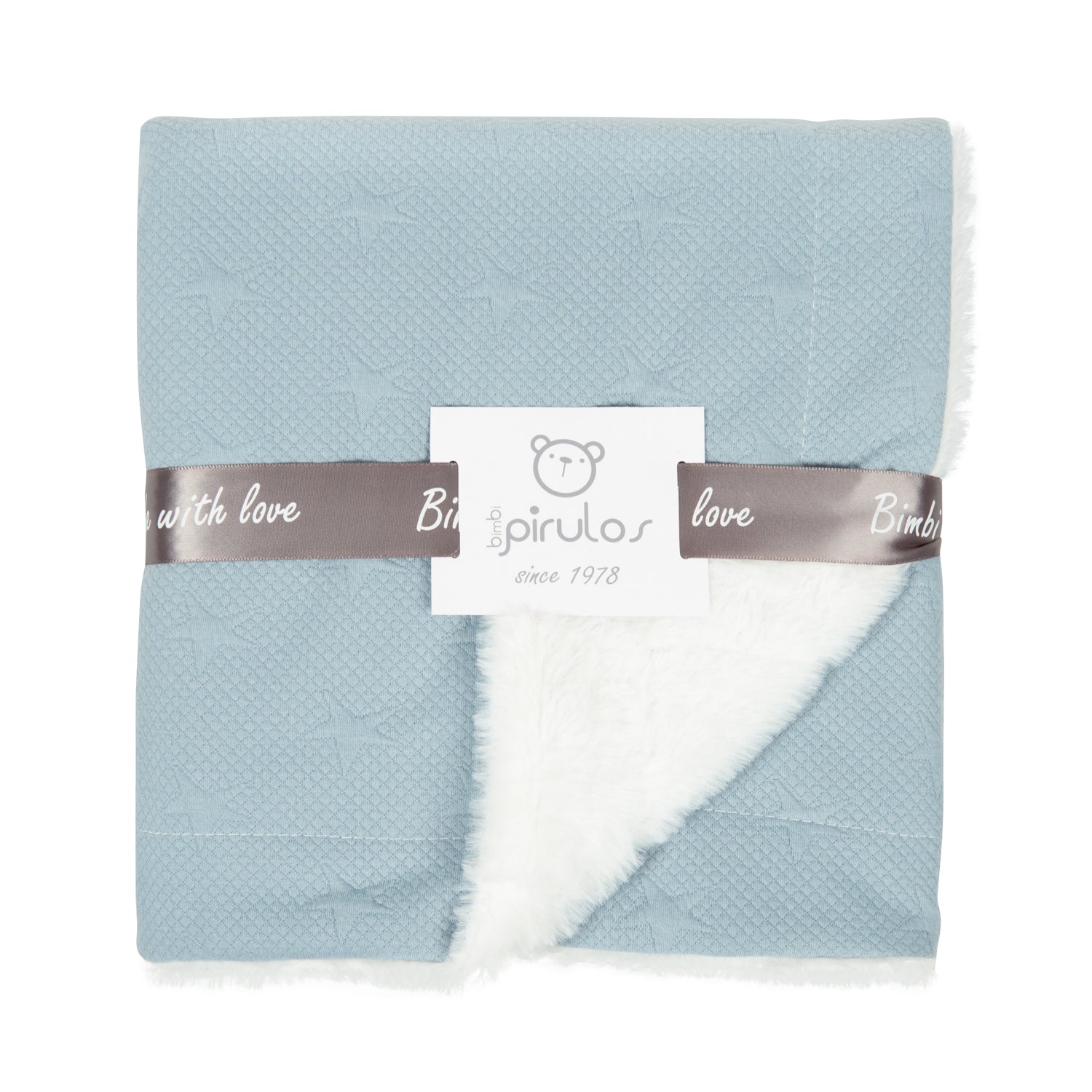 Manta doble cara New Stars Azul 80x100 bimbidreams ropa para bebé niño niña accesorios gnomo kids bogotá colombia