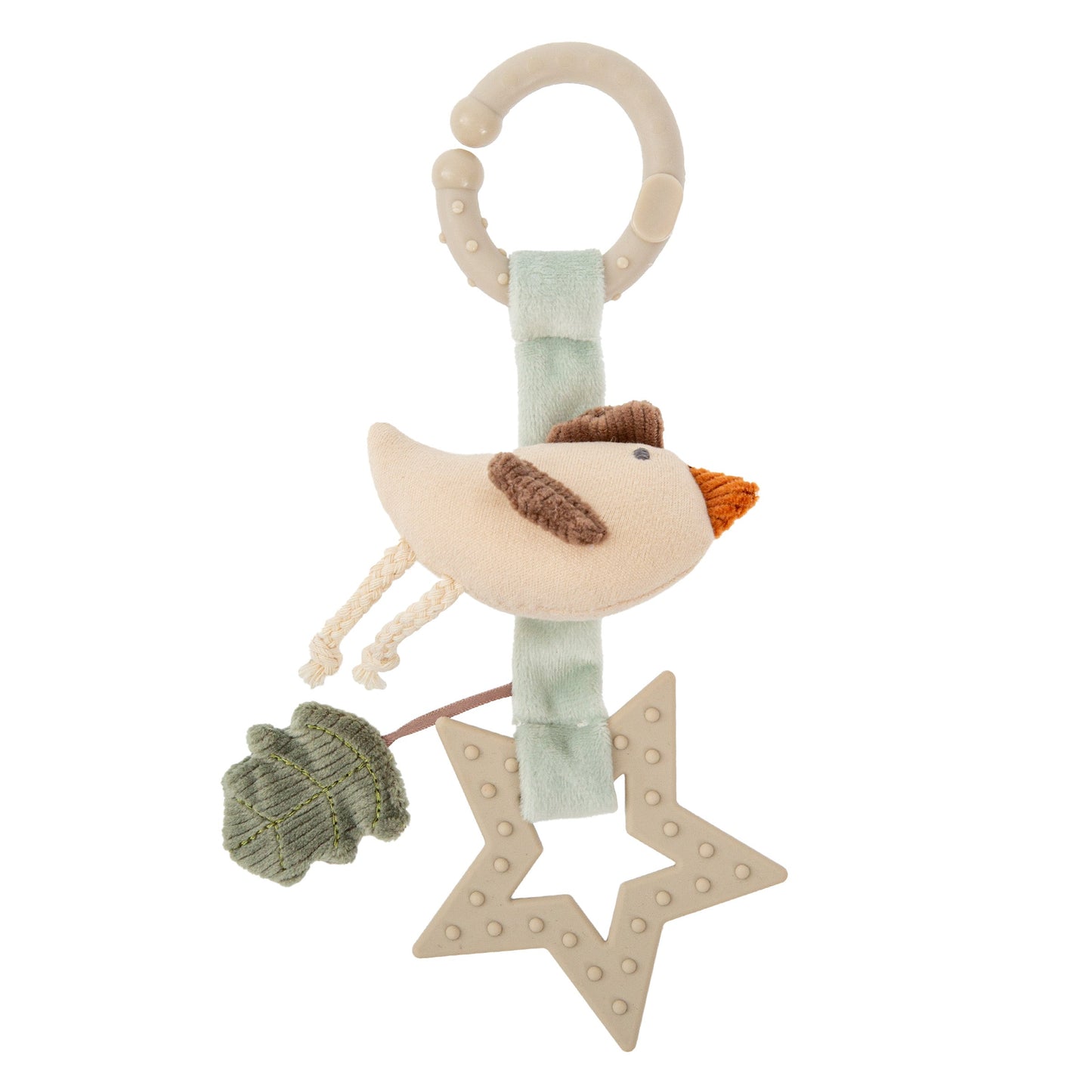 Sonajero mordedor Happy Forest Blanco Lino