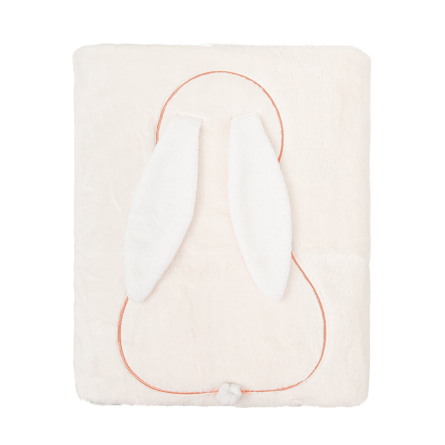 Manta microlina Basics 110x140 Blanco/Rosa bimbidreams ropa para bebé niño niña accesorios gnomo kids bogotá colombia