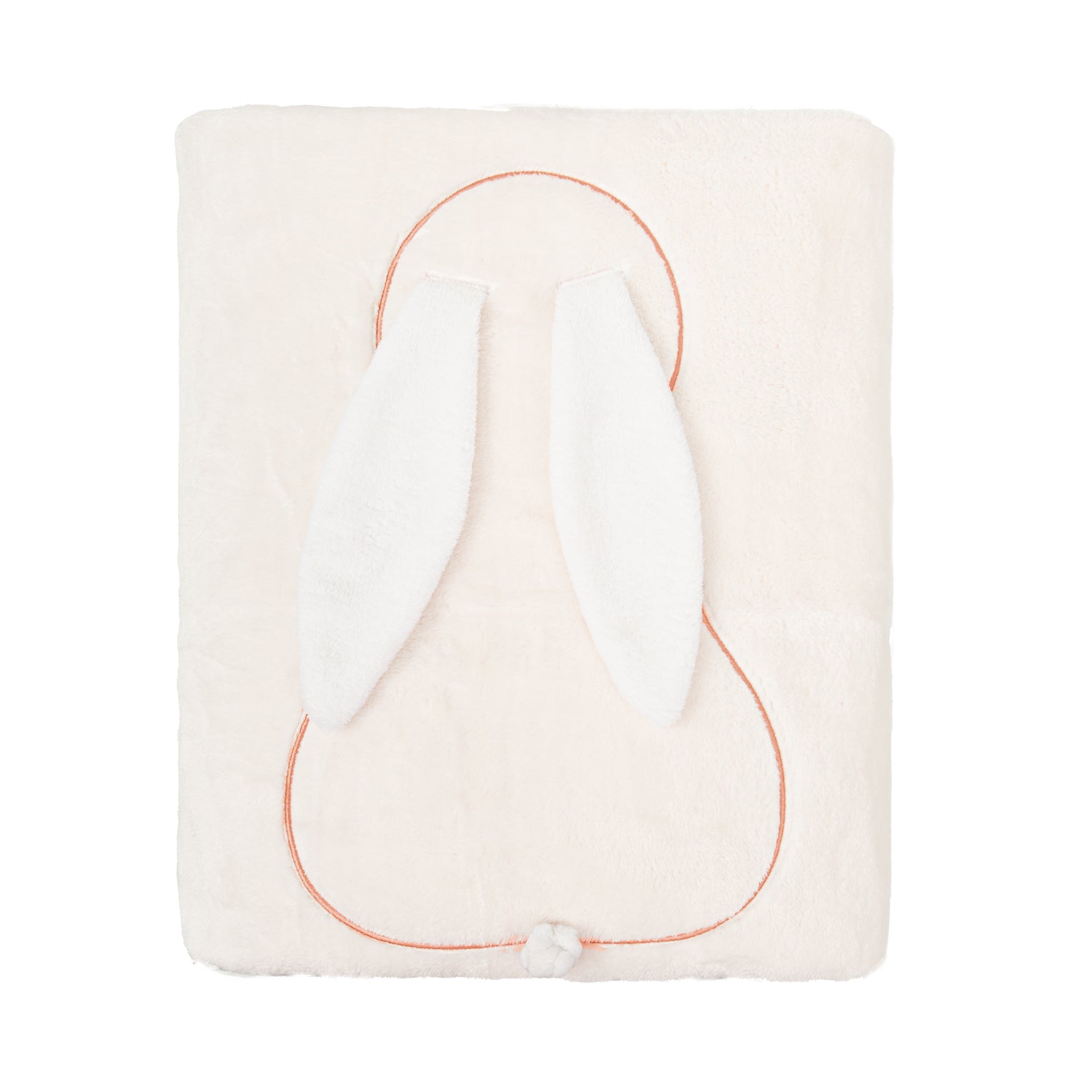 Manta microlina Basics 110x140 Blanco/Rosa bimbidreams ropa para bebé niño niña accesorios gnomo kids bogotá colombia