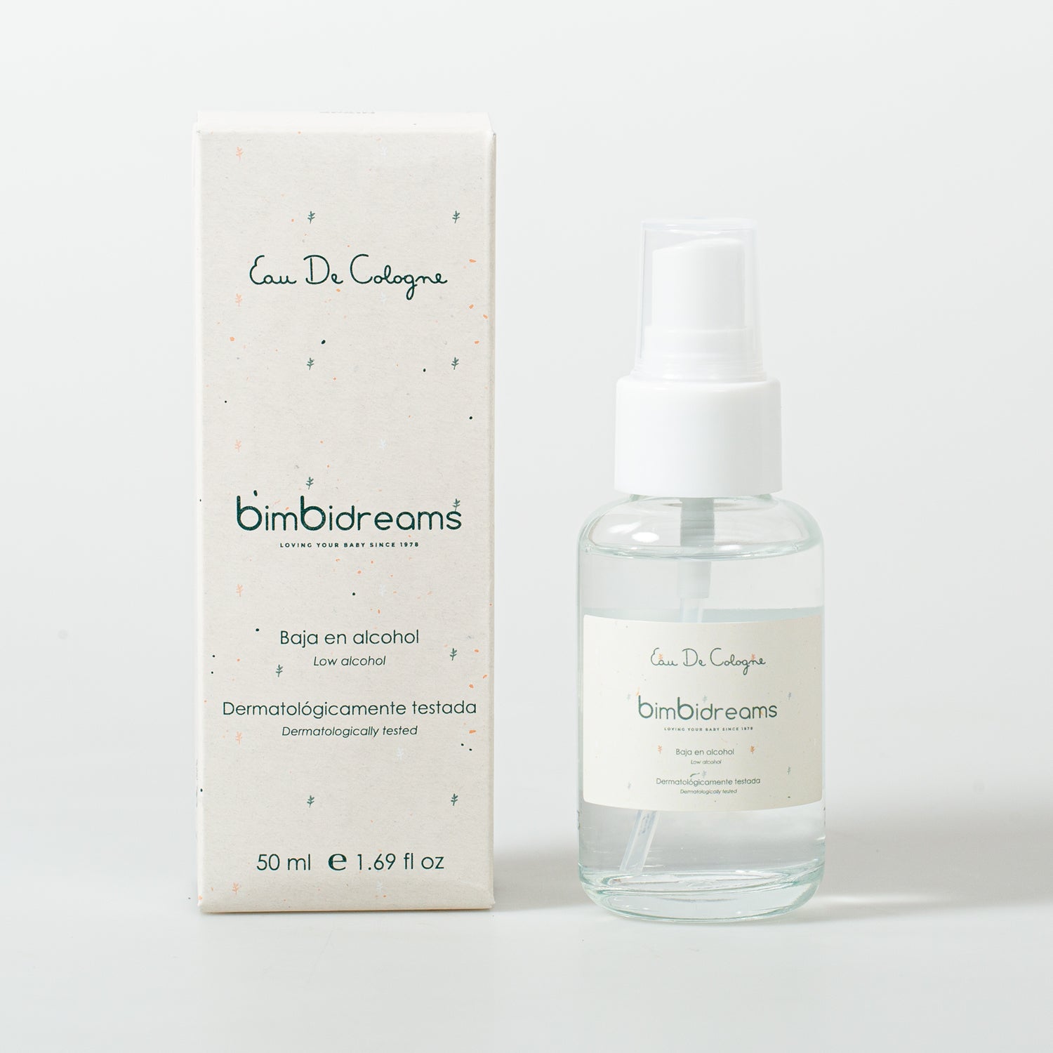 Agua de colonia Bimbidreams 50 ML  bimbidreams ropa para bebé niño niña accesorios gnomo kids bogotá colombia