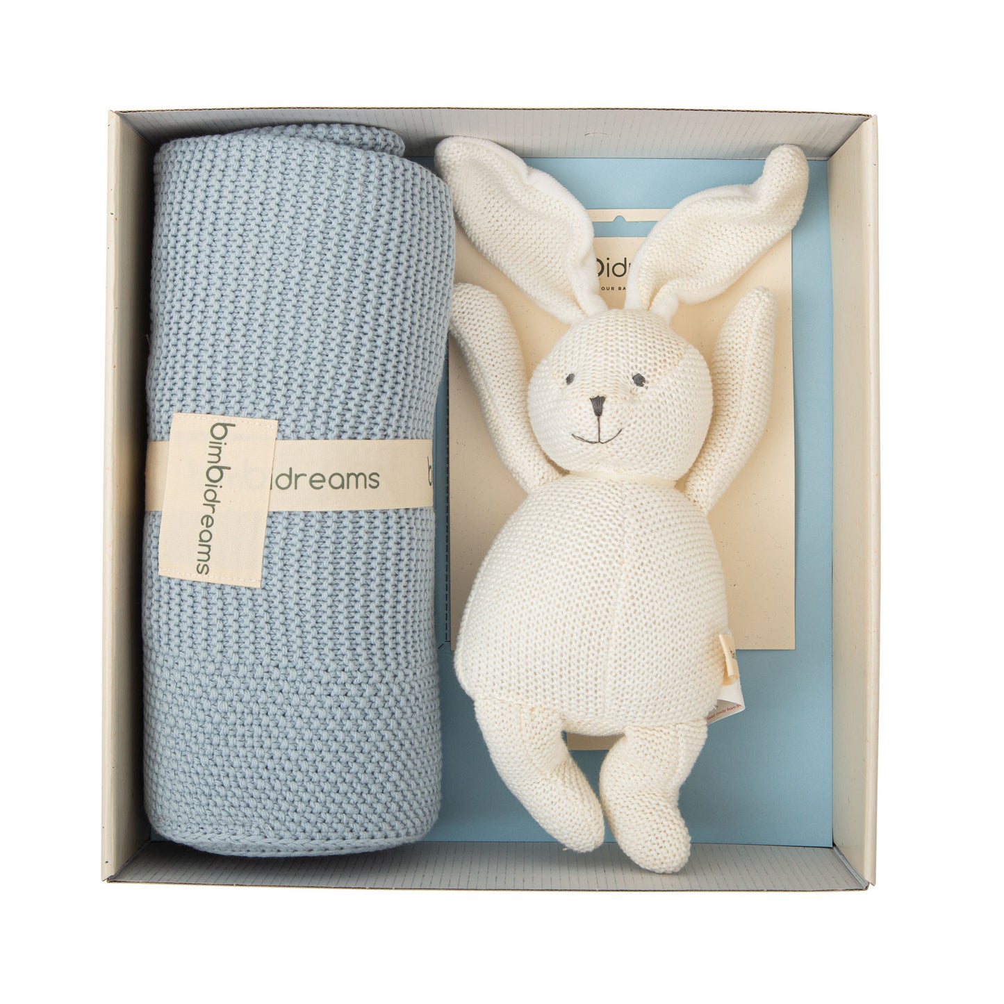 Caja de regalo (Manta + Peluche tricot) Bimbidreams